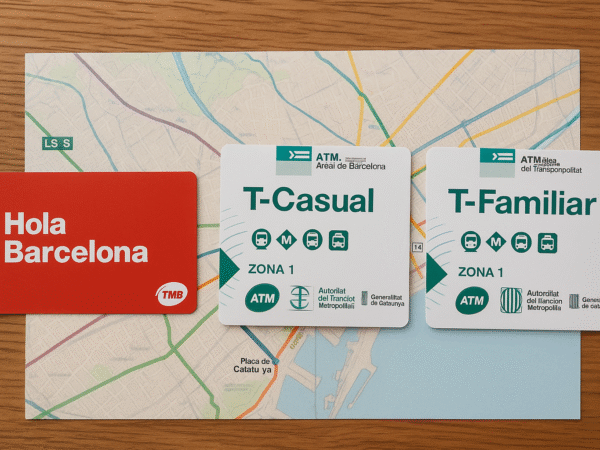 Barcelona con Tarjeta de Transporte: ¿T-Casual, Hola BCN o T-Familiar?