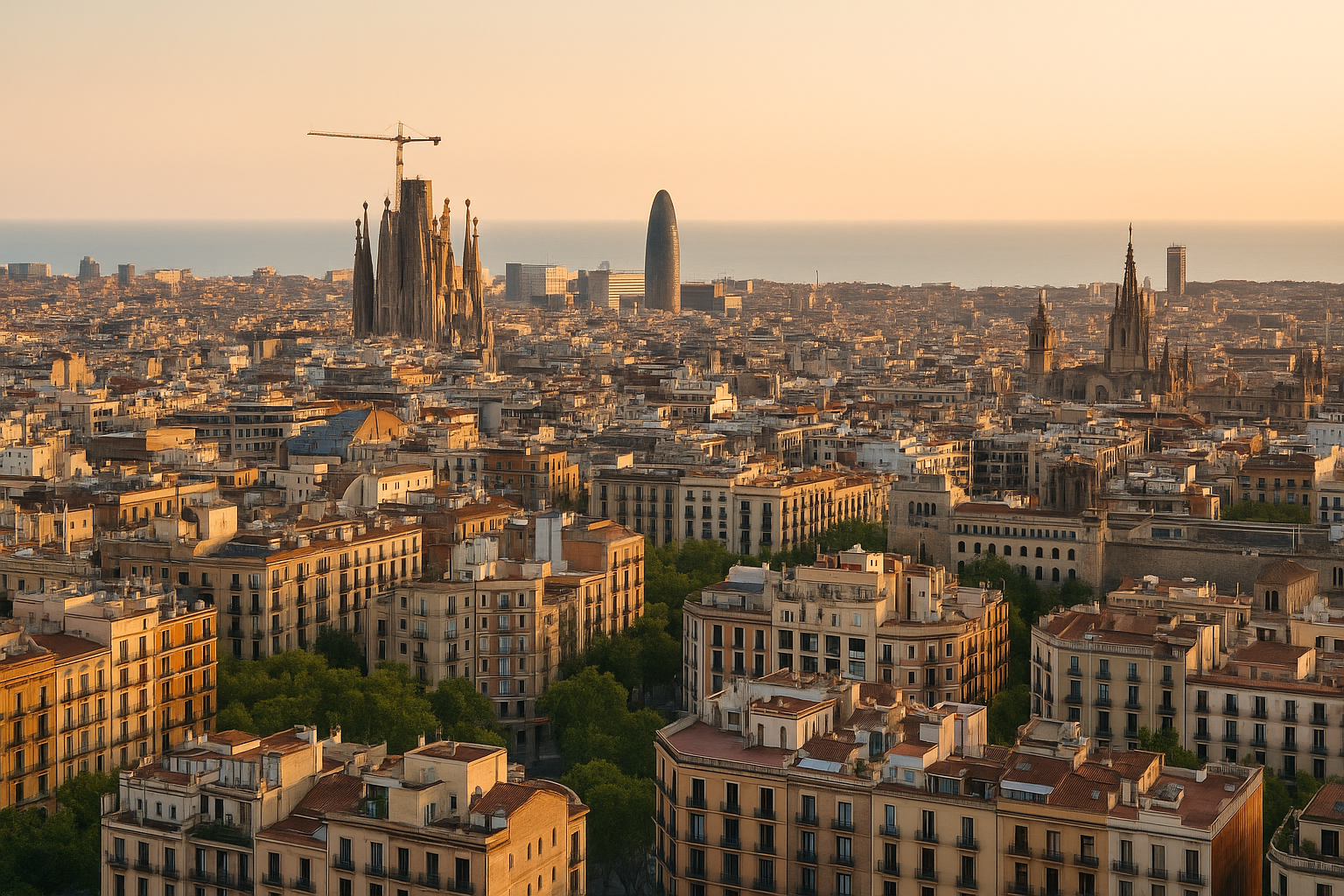 Mejores zonas para alojarse en Barcelona 2025