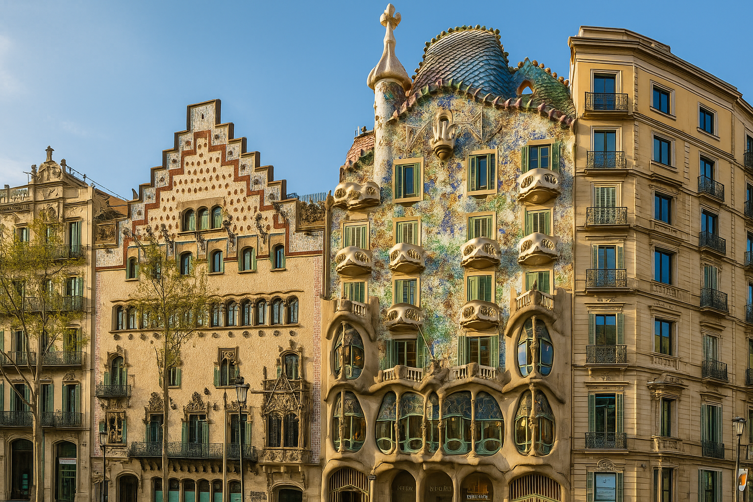Ruta modernista de Gaudí y más: guía en 1 día a pie